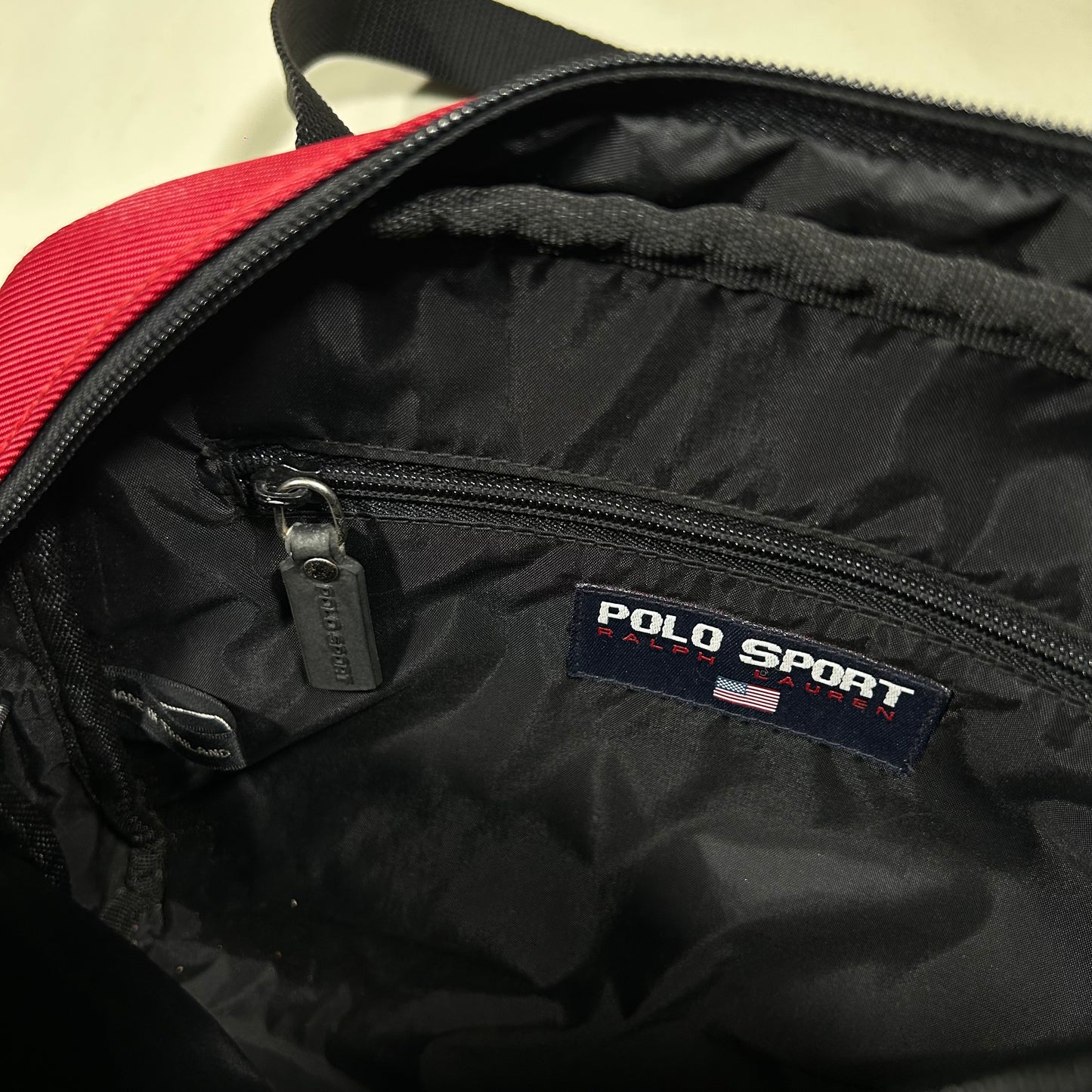 Bolso de mano cargo Polo Sport Ralph Lauren 90's - Palancia Retro