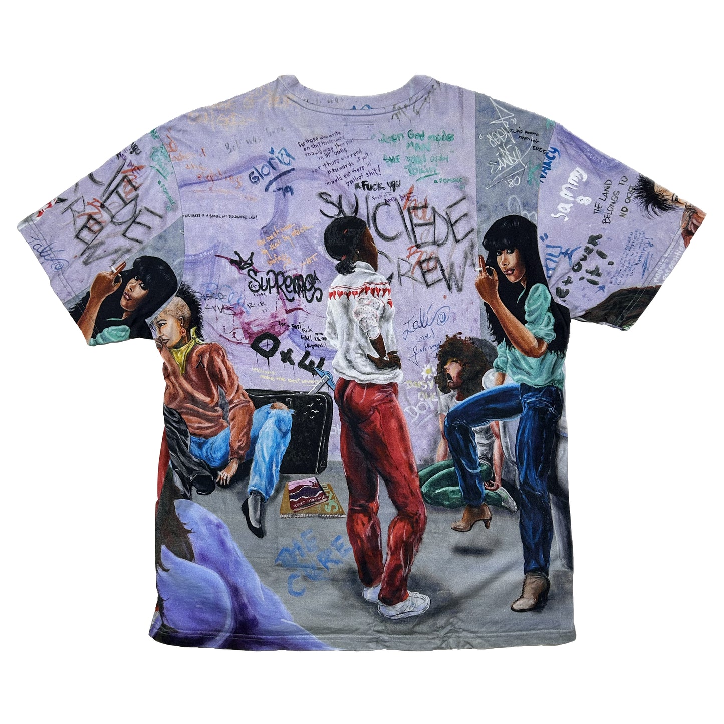 Camiseta Supreme Lady Pink full print FW17 - L - Palancia Retro