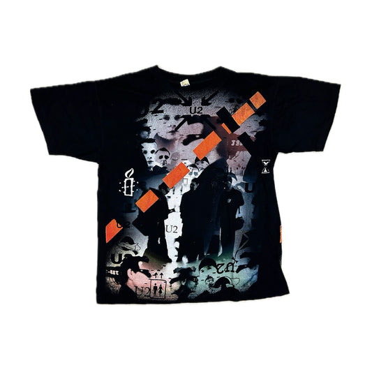 Camiseta Merch Original U2 Time Traveler ZOO Tour 90'S - L - Palancia Retro