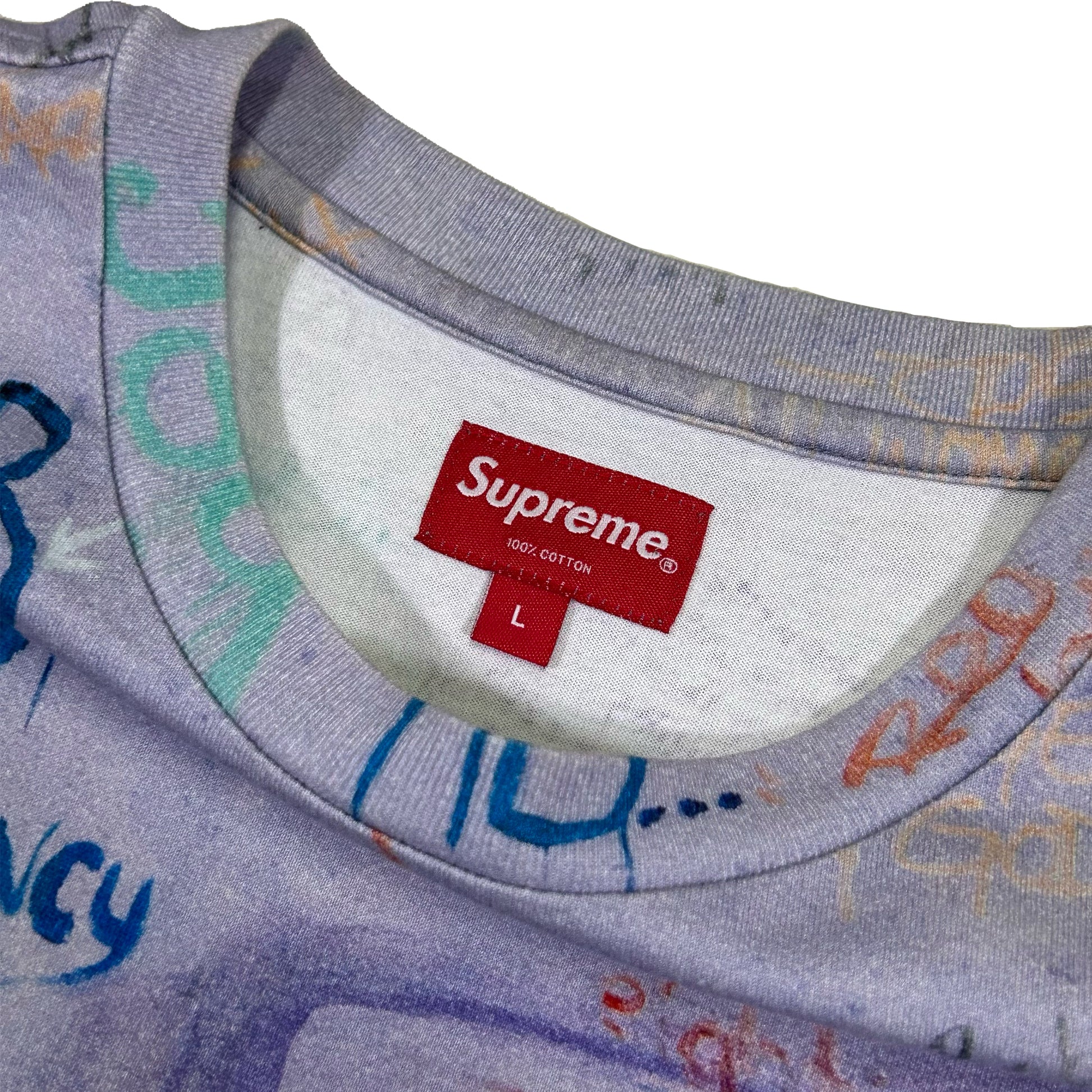 Camiseta Supreme Lady Pink full print FW17 - L - Palancia Retro