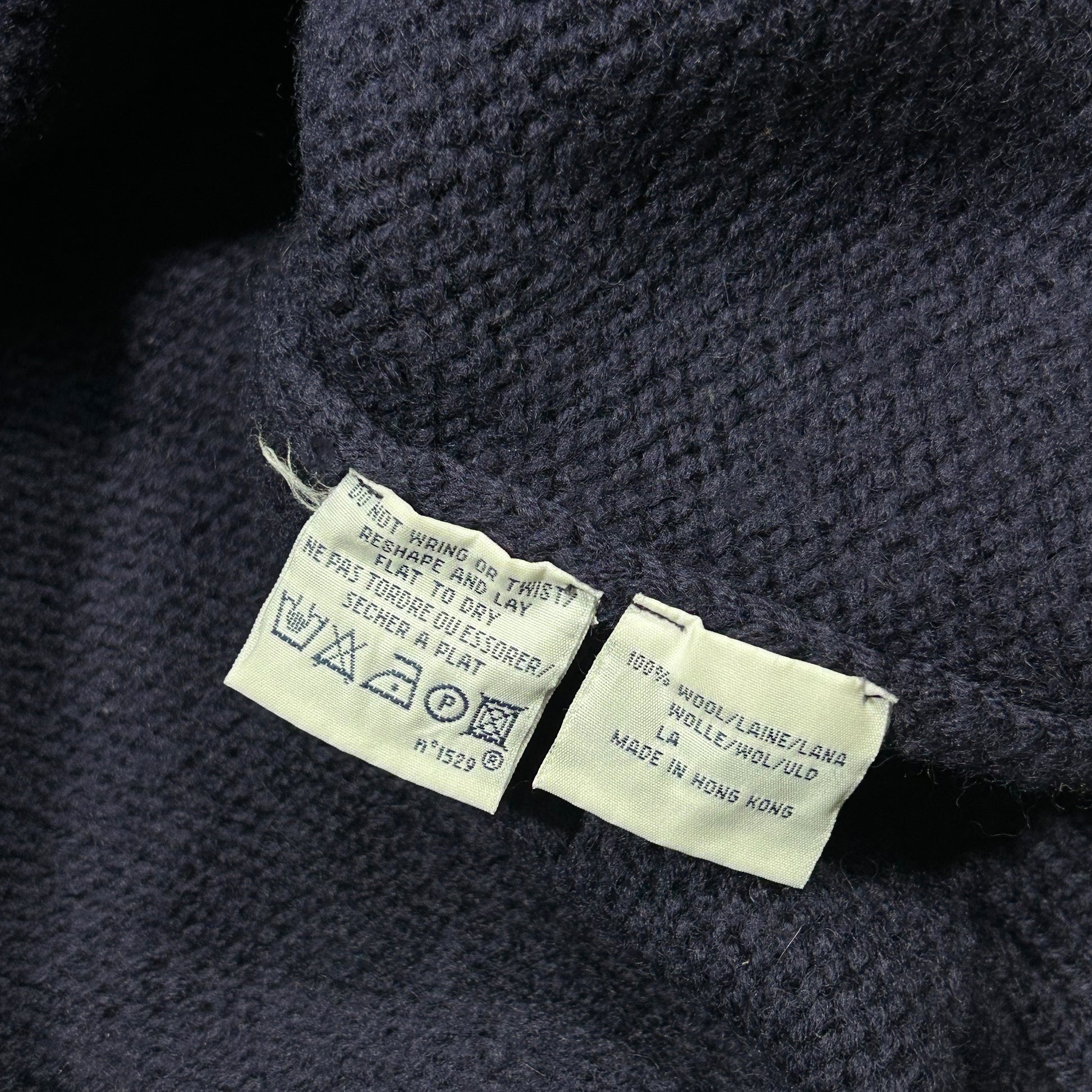 Jersey de lana Polo Ralph Lauren POLO university spellout 90's - M - Palancia Retro