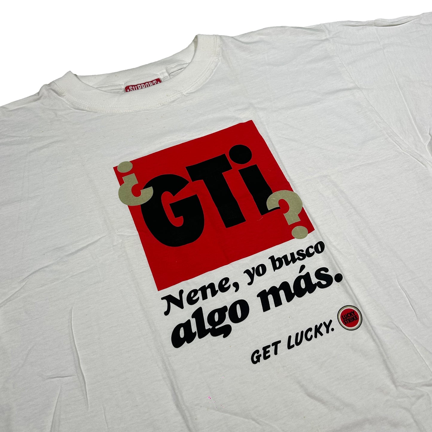 Camiset Lucky Strike cigarettes merch "Get Lucky" - XL - Palancia Retro