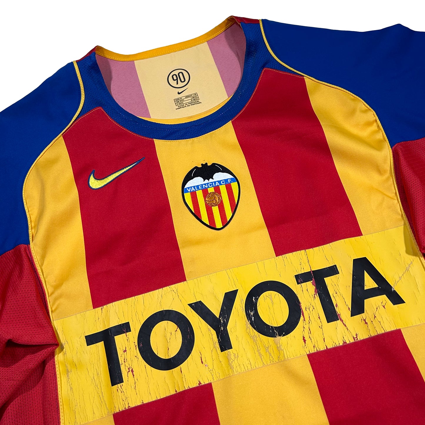 Camiseta de fútbol Nike Total 90 Valencia CF temporada 2004-2005 home kit - M