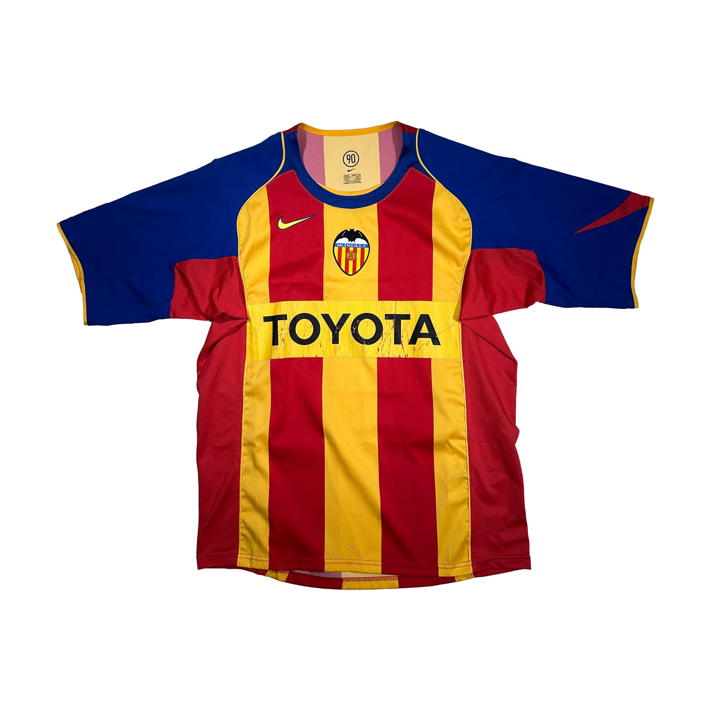 Camiseta de fútbol Nike Total 90 Valencia CF temporada 2004-2005 home kit - M