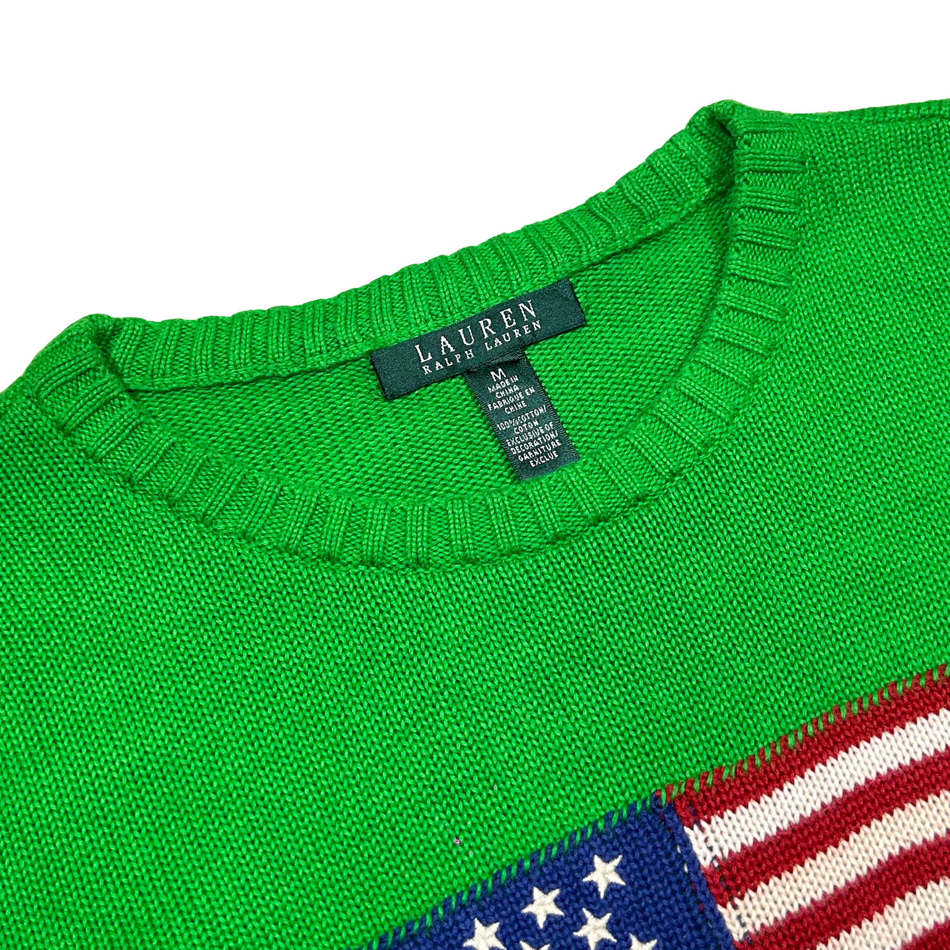 Jersey Lauren Ralph Lauren USA flag rare vintage - M - Palancia Retro