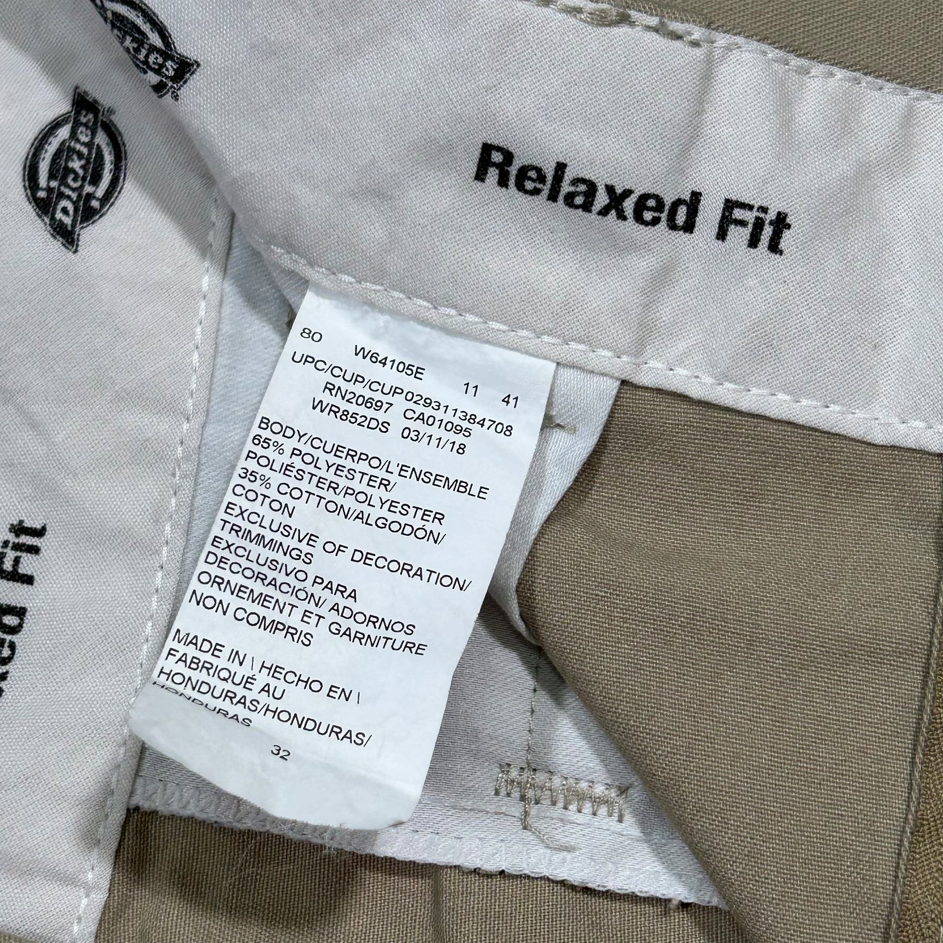 Shorts chinos Dickies relaxed fit - EU 42 - Palancia Retro