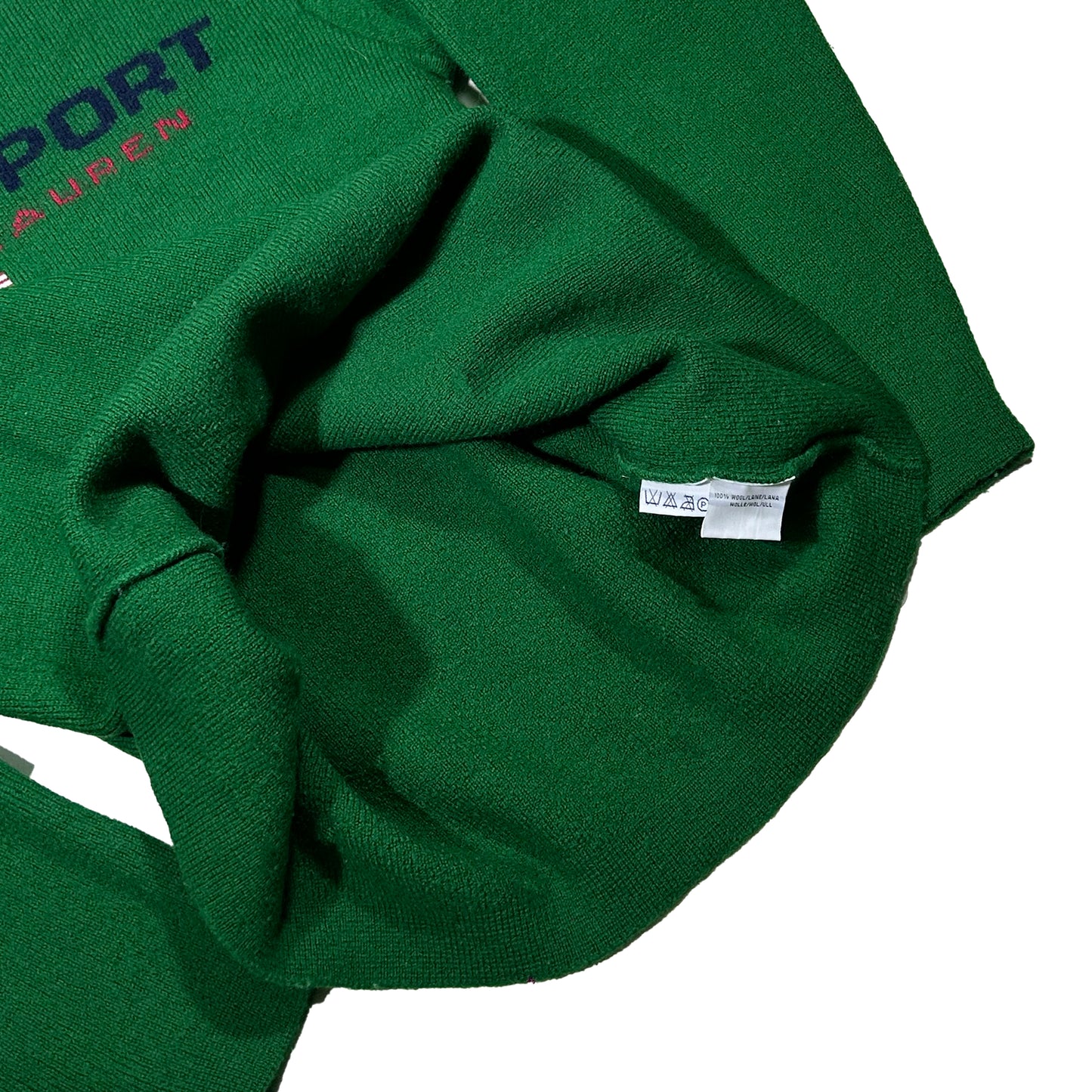 Jersey de lana Polo Sport spellout 90's - L - Palancia Retro