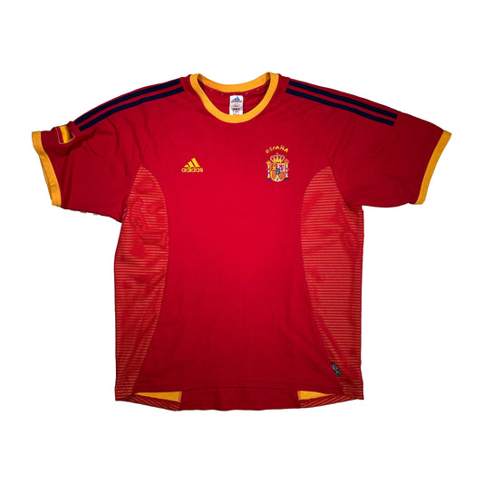 Camiseta de fútbol Adidas selección española 2002-2004 home kit - XL - Palancia Retro