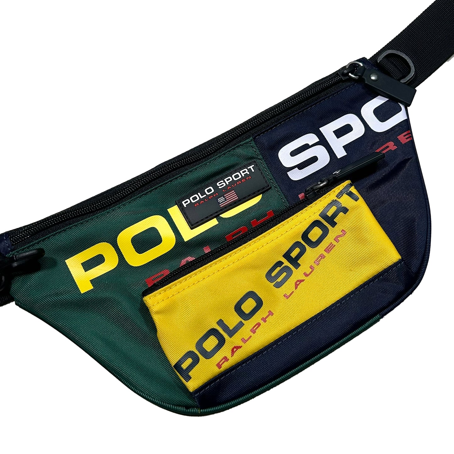 Riñonera Polo Sport moderna print - Palancia Retro