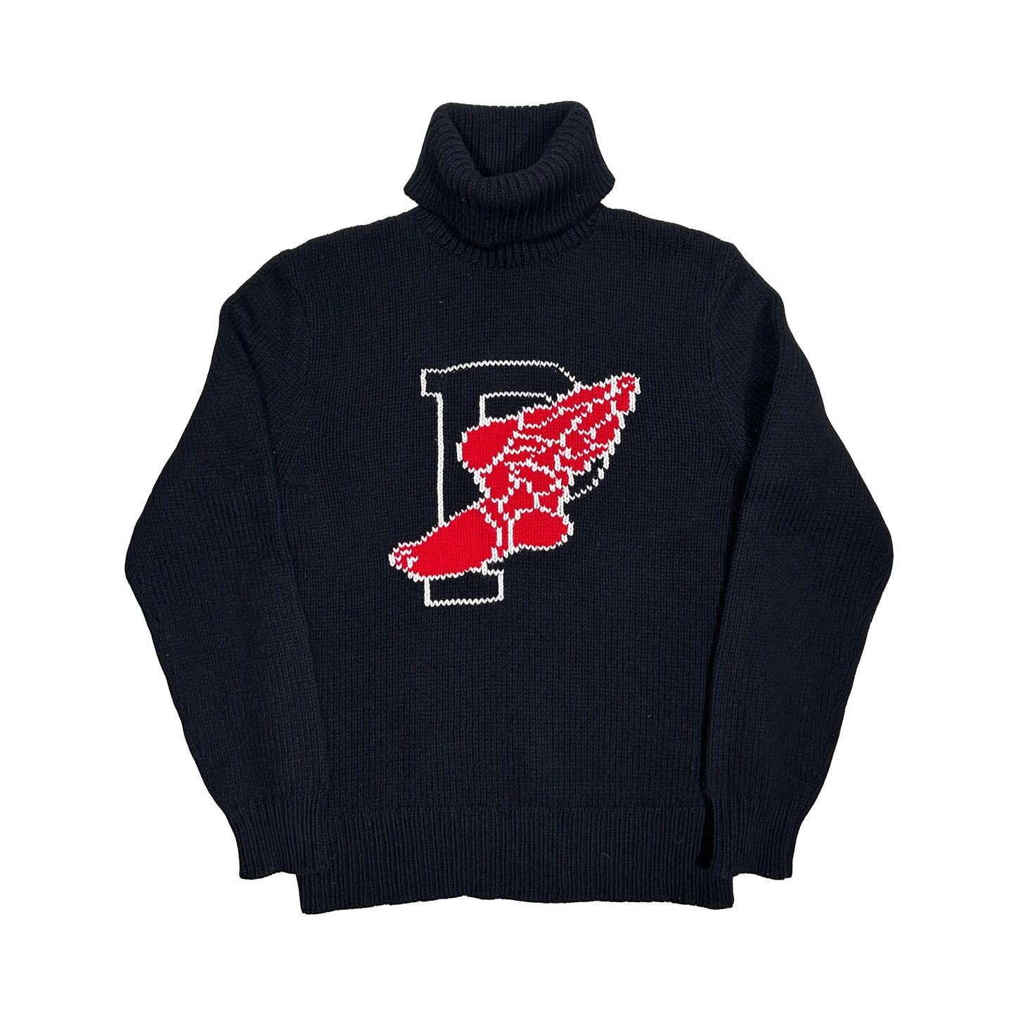 Jersey de cuello alto Polo Ralph Lauren Winter Stadium P-wing - M - Palancia Retro