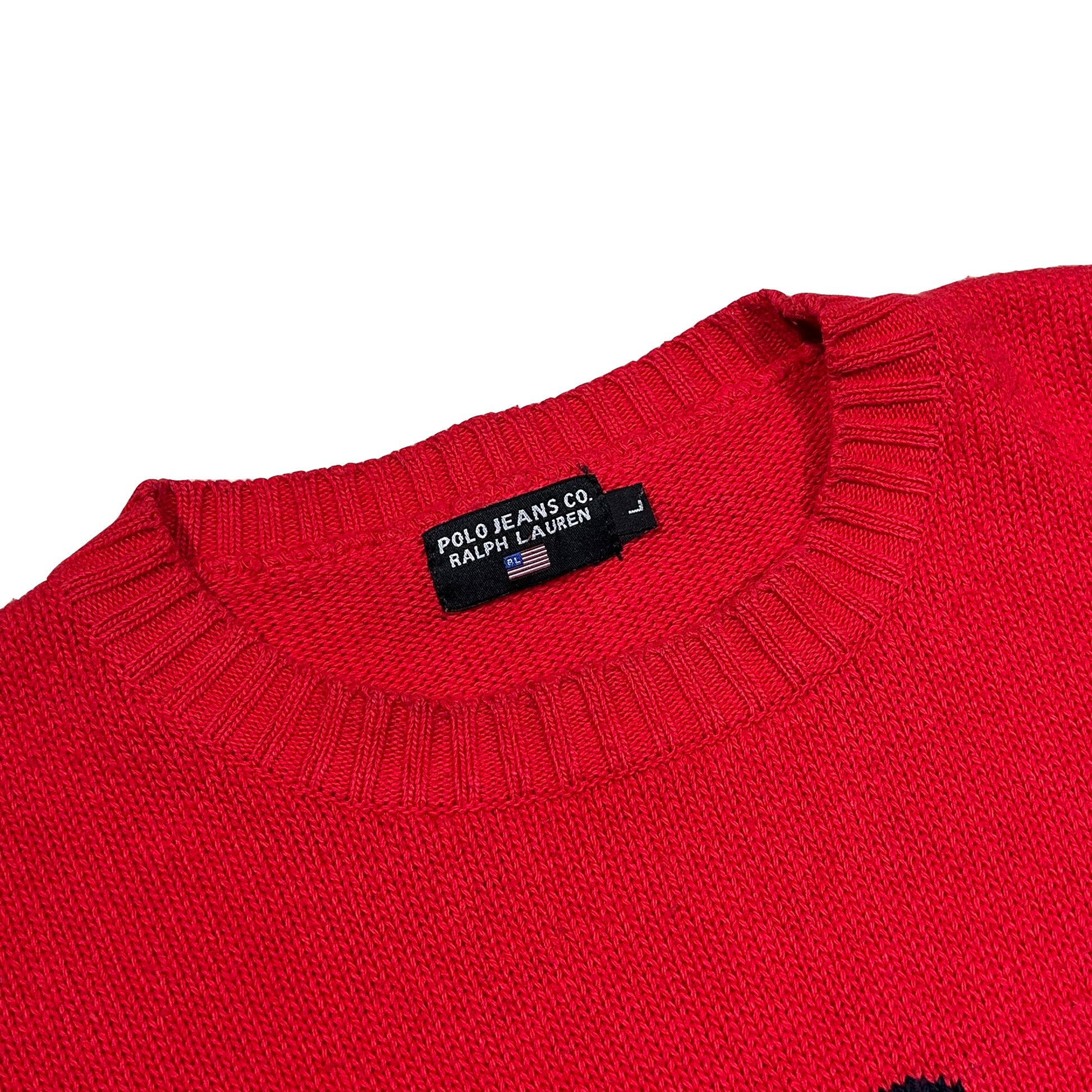 Jersey de punto Polo Jeans CO Polo 87 Sport vintage - L - Palancia Retro