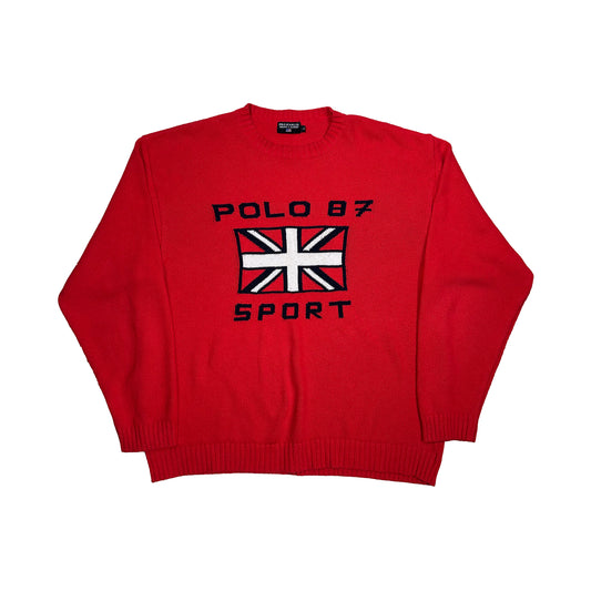 Jersey de punto Polo Jeans CO Polo 87 Sport vintage - L - Palancia Retro