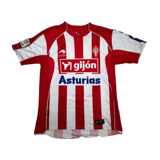 Camiseta de fútbol Astore Real Sporting de Gijón home kit temporada 2009-2010 - L - Palancia Retro