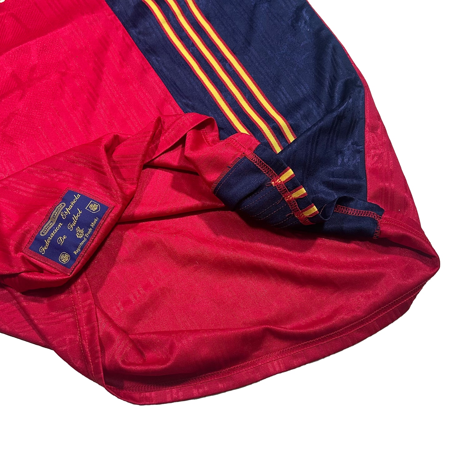 Camiseta de fútbol selección española eliminatorias 1996 home kit dorsal 7 Pep Guardiola match prepared - XL