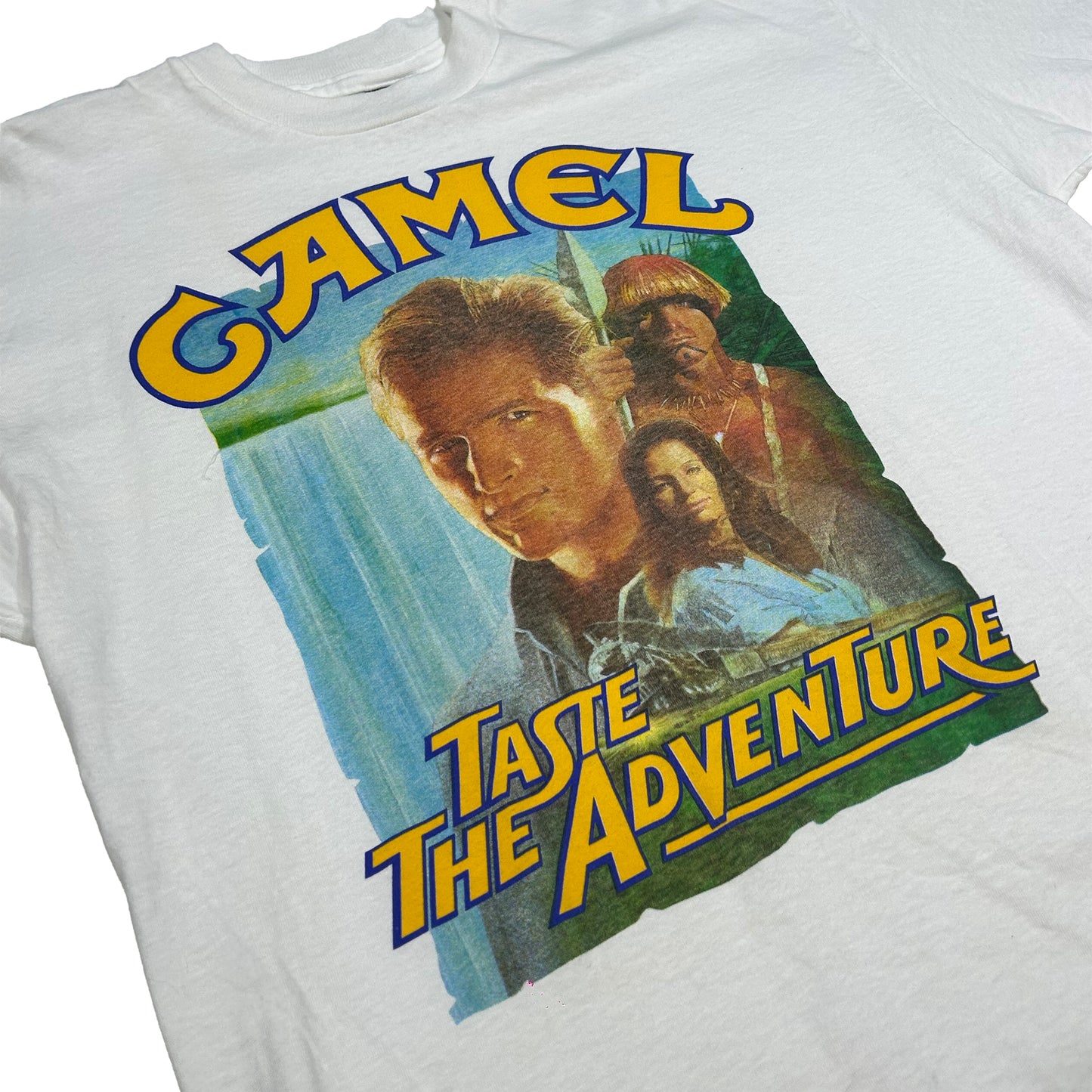 Camiseta Camel cigarettes merch Screen Stars "Taste the adventure" - XL - Palancia Retro