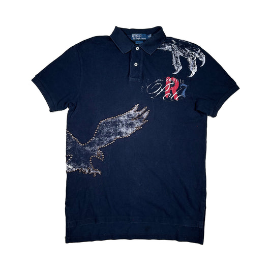 Polo Polo Ralph Lauren paintwork & tachuelas Custom Fit - M - Palancia Retro