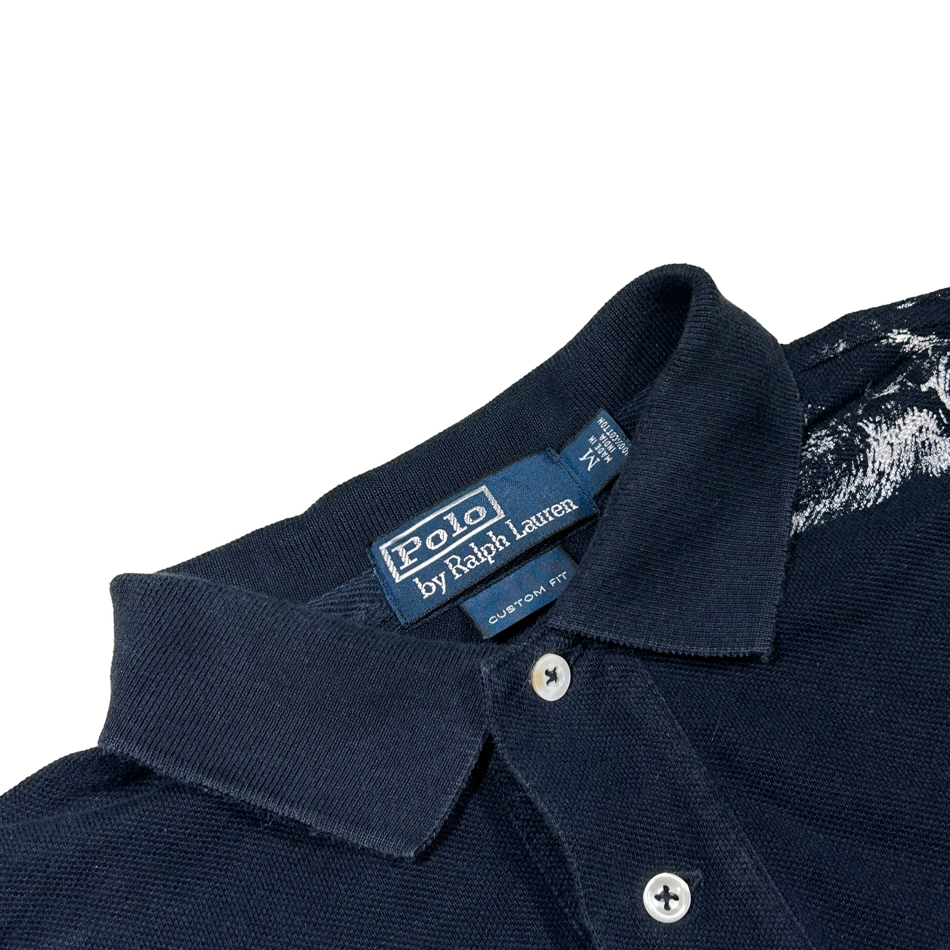 Polo Polo Ralph Lauren paintwork & tachuelas Custom Fit - M - Palancia Retro