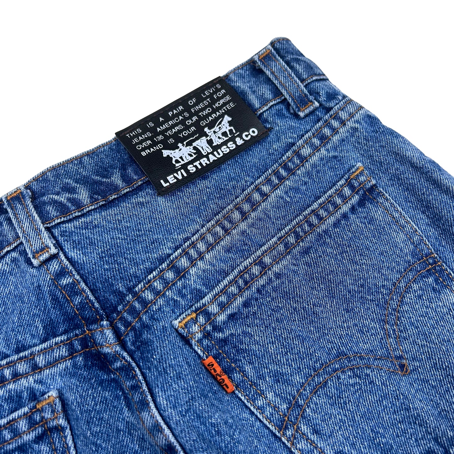 Pantalones vaqueros Levi's etiqueta naranja 663 - EU 39 - Palancia Retro