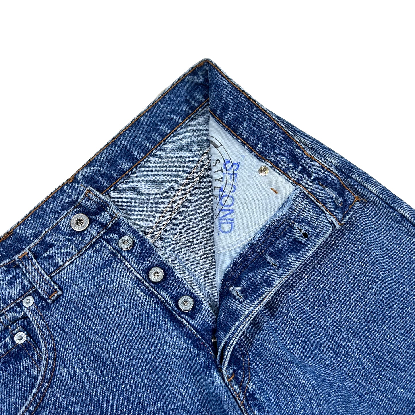 Pantalones vaqueros Levi's etiqueta naranja 663 - EU 39 - Palancia Retro