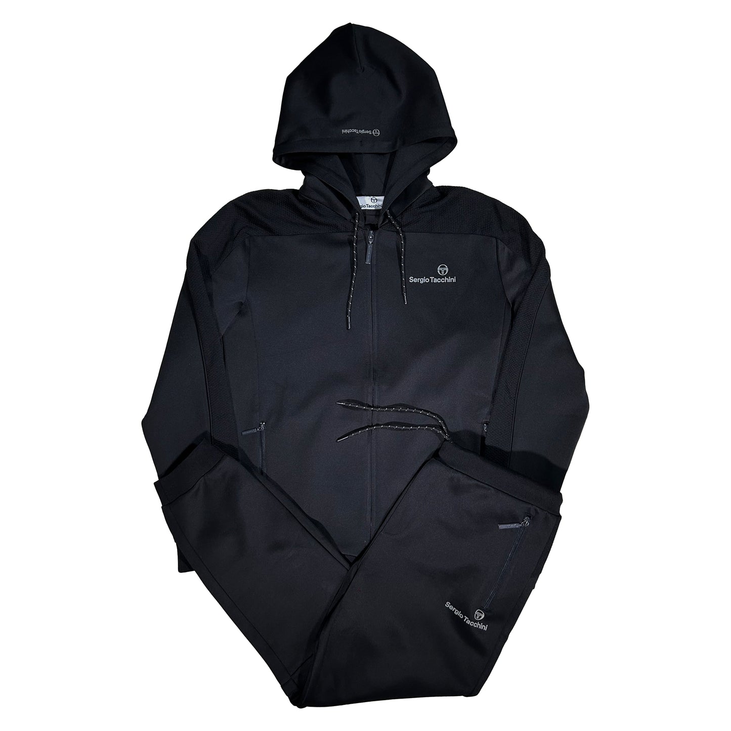 Chandal con capucha Sergio Tacchini slim fit - L - Palancia Retro