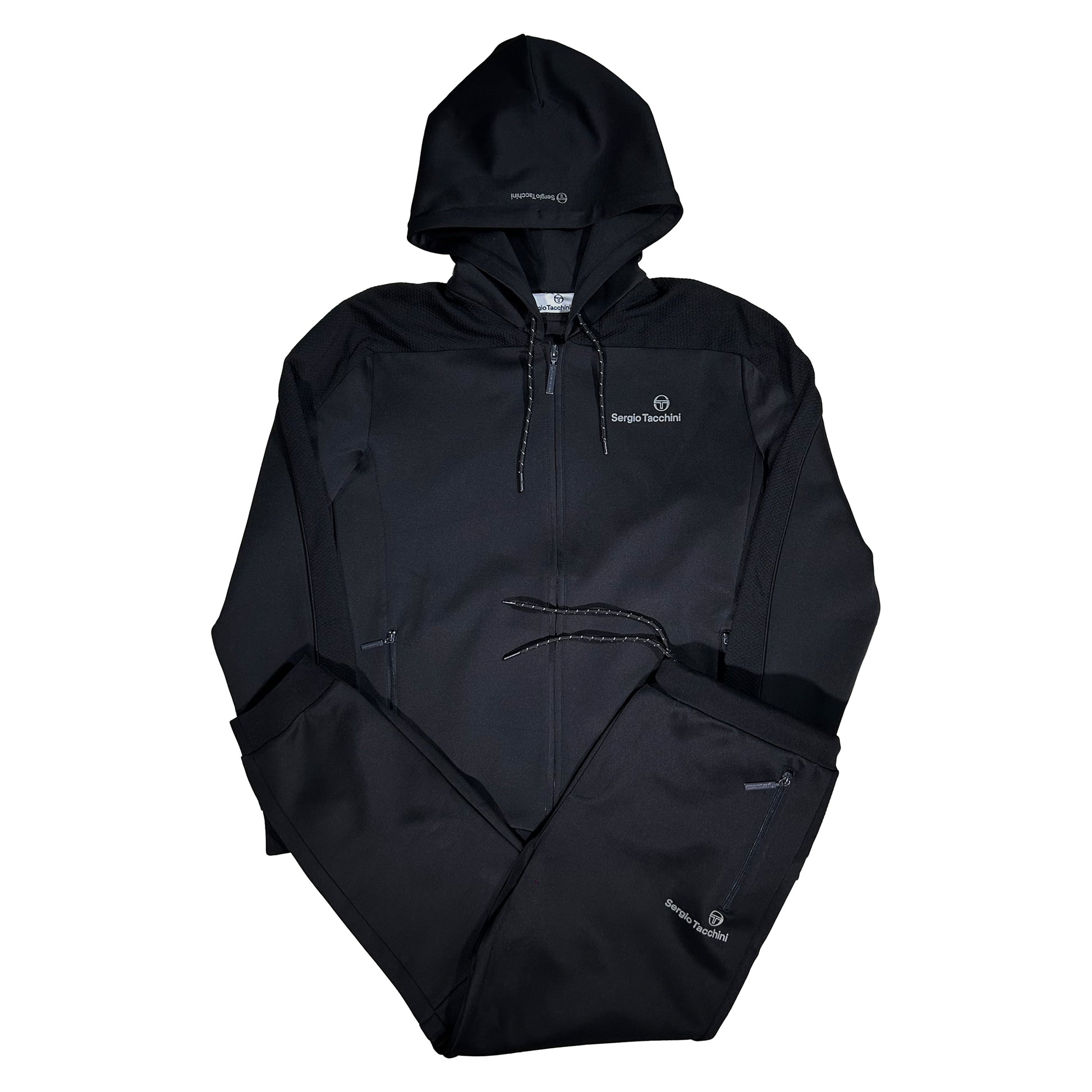 Chandal con capucha Sergio Tacchini slim fit - L - Palancia Retro