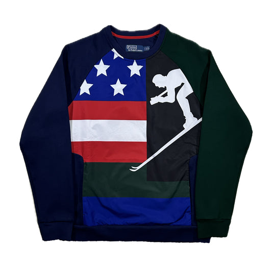 Sudadera ski 92 downhill jump team USA de Polo Ralph Lauren - M