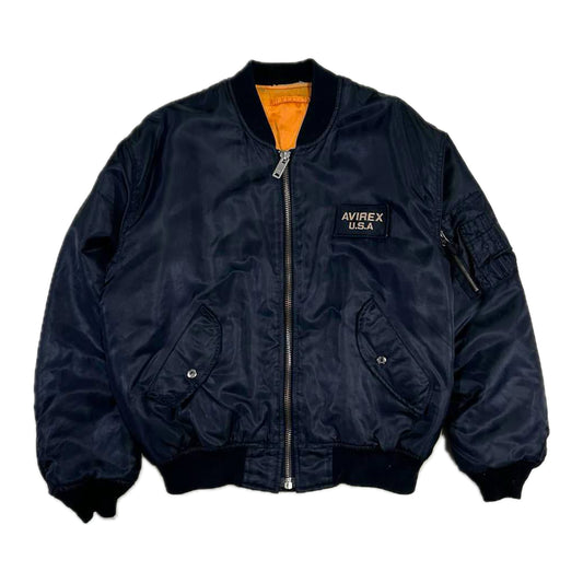 Chaqueta Bomber Avirex 90'S - L - Palancia Retro
