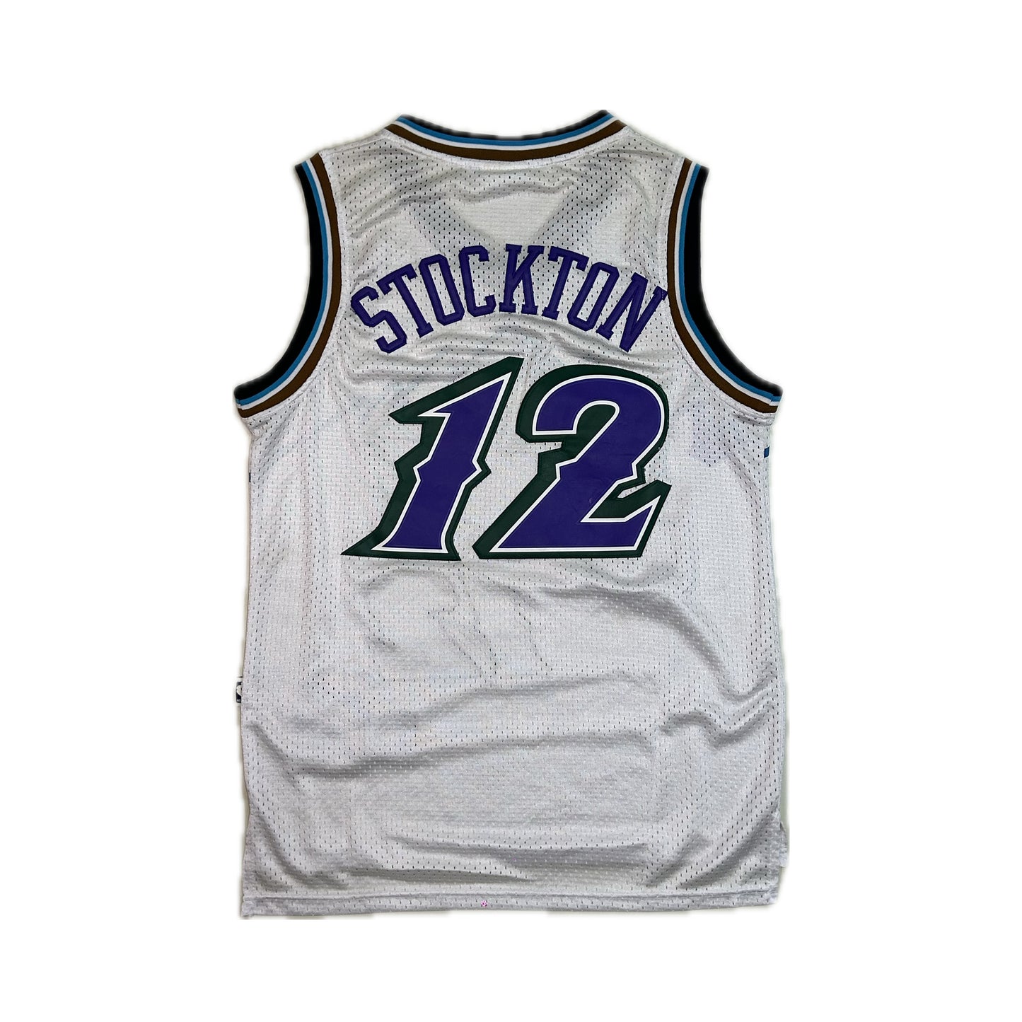 Camiseta de balonesto Adidas Utah Jazz John Stockton - M