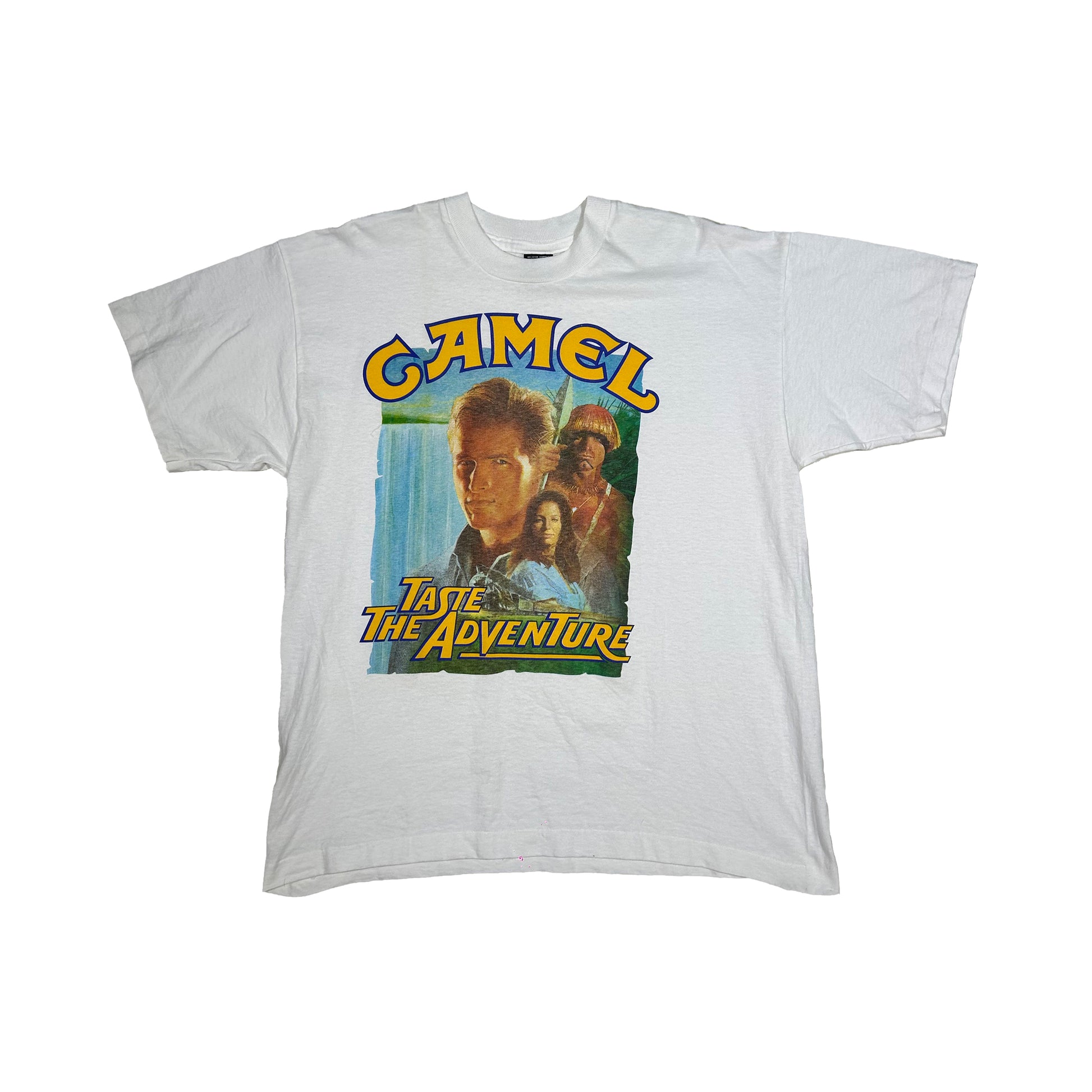 Camiseta Camel cigarettes merch Screen Stars "Taste the adventure" - XL - Palancia Retro