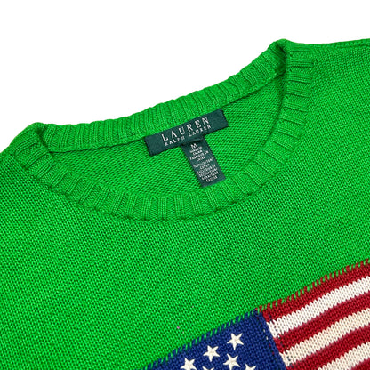 Jersey Lauren Ralph Lauren USA flag rare vintage - M