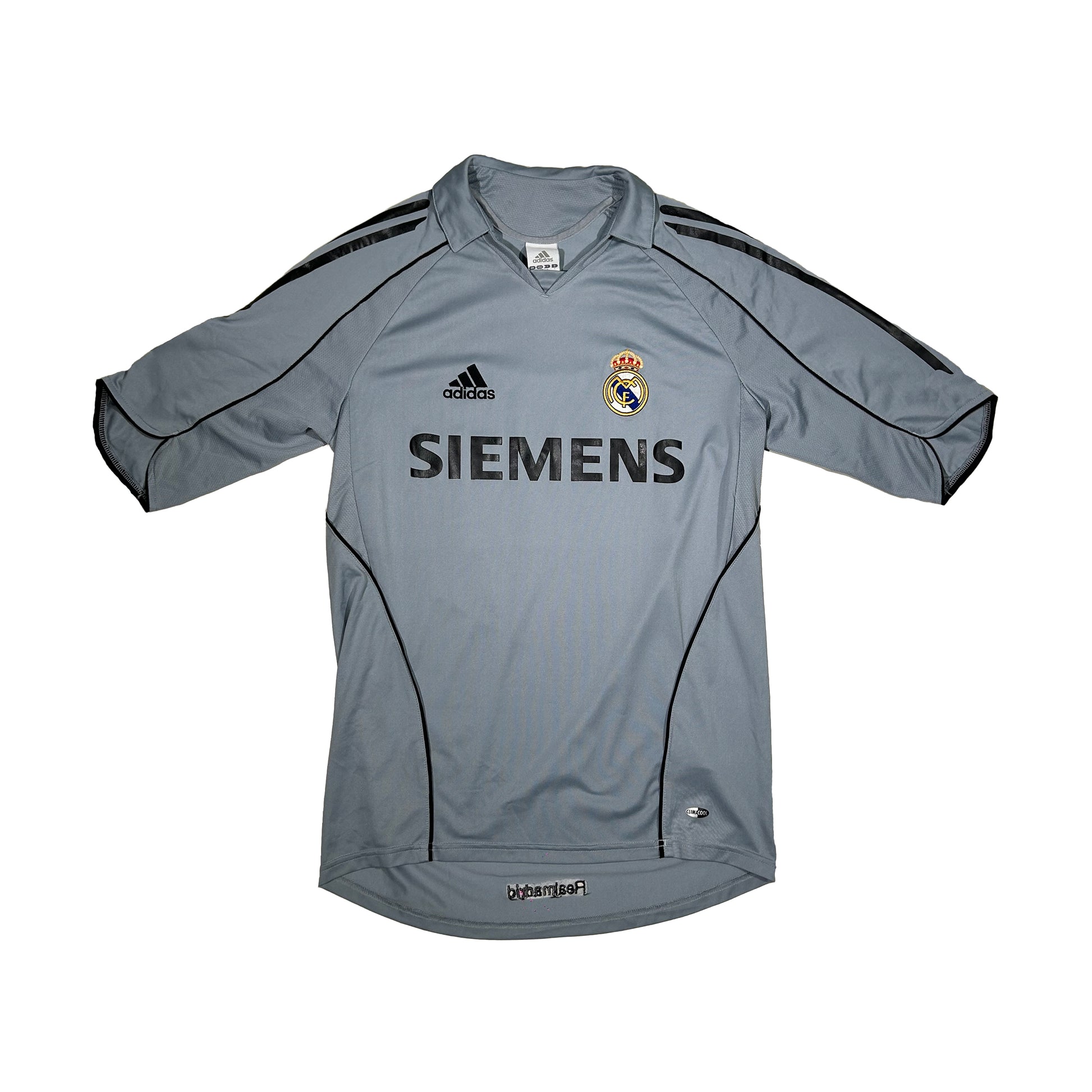 Camiseta de fútbol Adidas Real Madrid CF 3ª equipación temporada 2005-2006 dorsal 10 Robinho - S - Palancia Retro