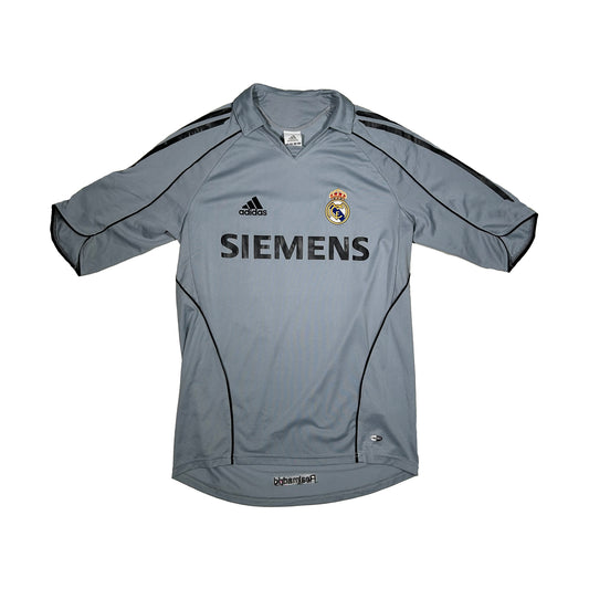 Camiseta de fútbol Adidas Real Madrid CF 3ª equipación temporada 2005-2006 dorsal 10 Robinho - S - Palancia Retro