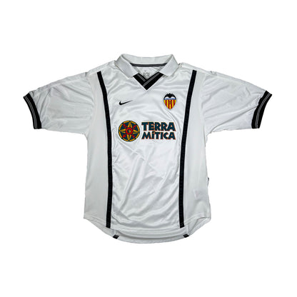 Camiseta de fútbol Nike Valencia CF 1ª equipación temporada 2000-2001 Terra Mítica - S - Palancia Retro