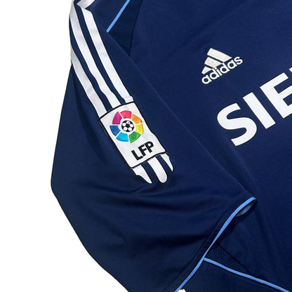 Camiseta de fútbol Adidas Real Madrid CF temporada 2005-2006 2ª equipación dorsal 5 Zidane - L - Palancia Retro