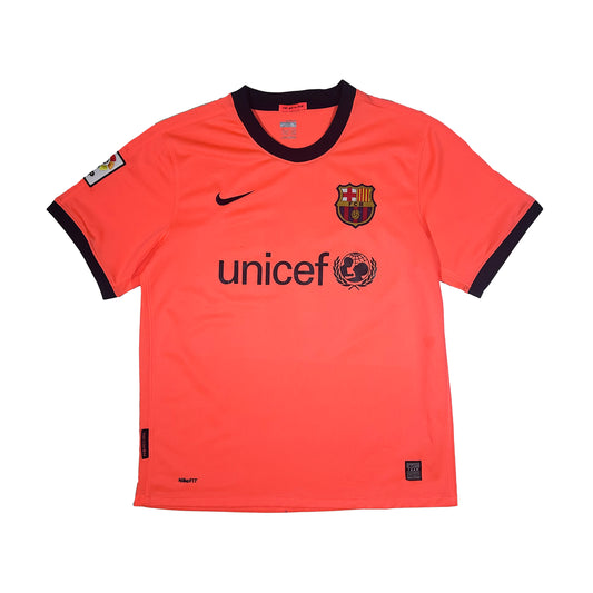 Camiseta de fútbol Nike FC Barcelona temporada 2009-2010 away kit dorsal 8 Andrés Iniesta- S - Palancia Retro