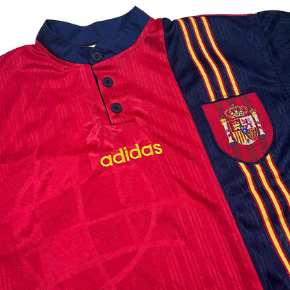 Camiseta de fútbol selección española eliminatorias 1996 home kit dorsal 7 Pep Guardiola match prepared - XL